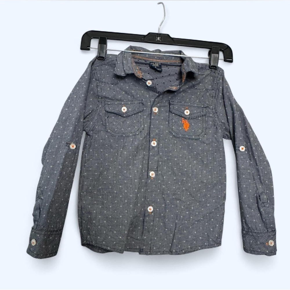 U.S. Polo Assn. Navy Button-Down Shirt for Kids